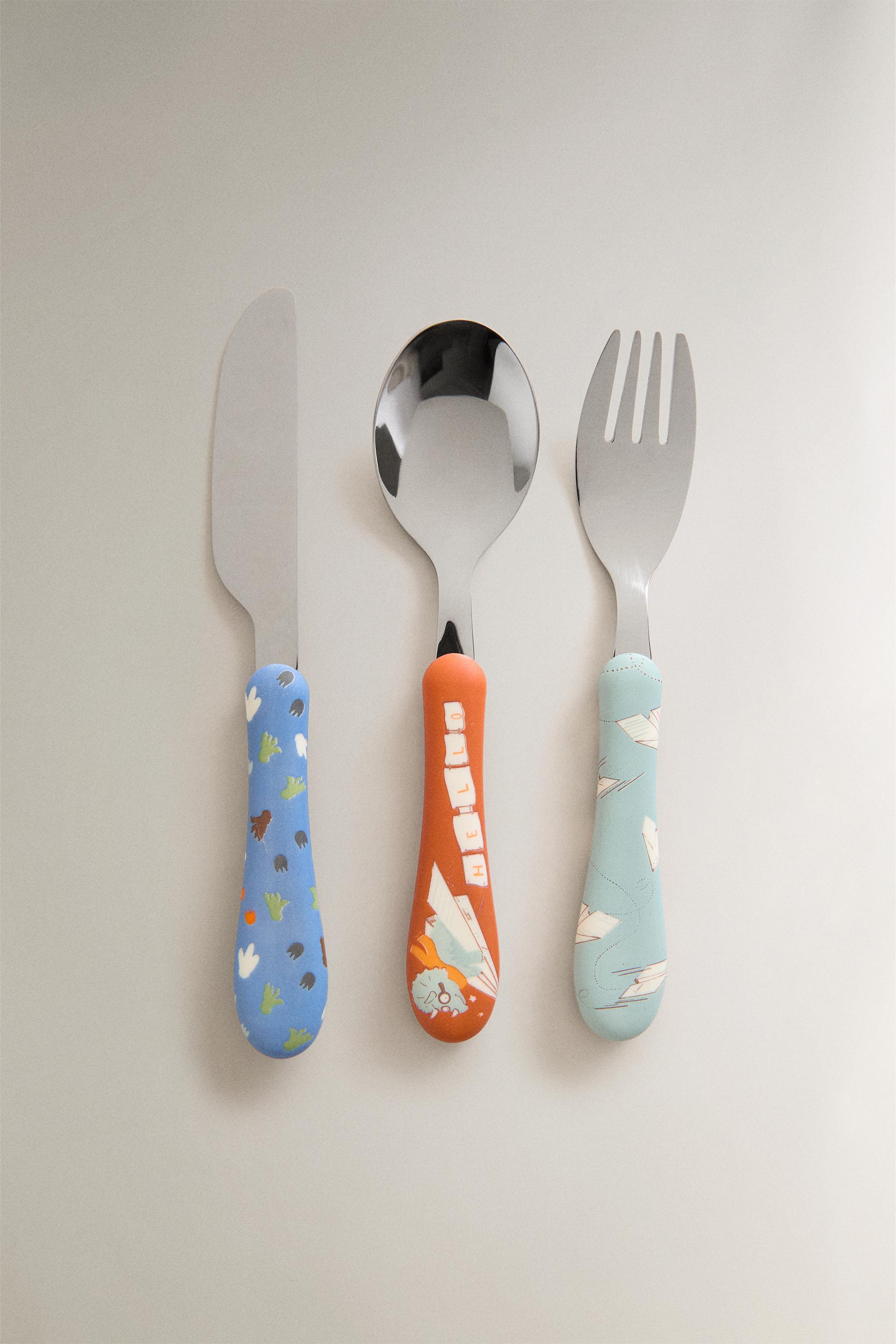 ENSEMBLE DE COUVERTS POUR ENFANT DINOSAURES